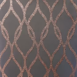 Sequin Trellis Charcoal/Rose Gold