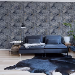 Arthouse Bahia Marble Navy Wallpaper 923000