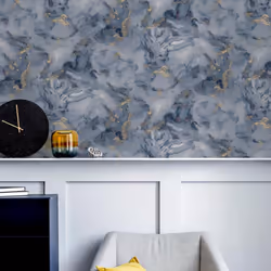 Arthouse Bahia Marble Navy Wallpaper 923000