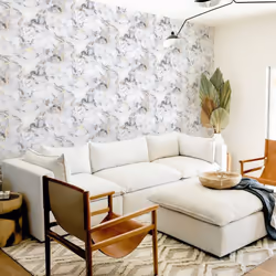 Arthouse Bahia Marble Mono Gold Wallpaper 923001 - Additional view 4