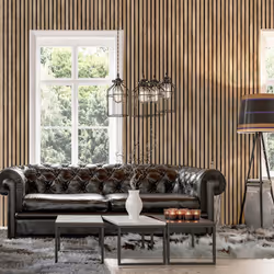 Wood Slats Wallpaper Natural Arthouse 923800