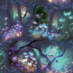 Arthouse Magical Garden Multicoloured Wallpaper Enchanted Floral