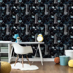 Arthouse Gaming Glitch Charcoal Blue Wallpaper 923900