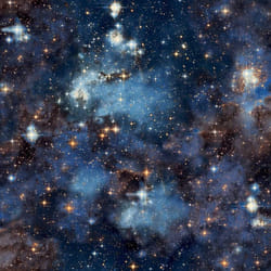 Arthouse Stardust Charcoal Blue Galaxy Wallpaper Children's Room Feature Wall