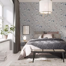 Arthouse Blossom Crane Natural Pink Wallpaper Floral Bird Flowers Grasscloth