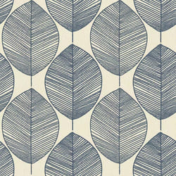 Arthouse Leaves Blue Wallpaper Modern Floral Leaf Contemporary