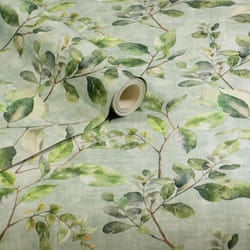 Arthouse Spring Sprig Green Wallpaper Naturistic Leaves Botanical