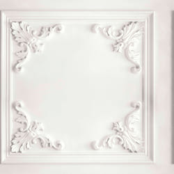3D Decorative Panelled Flourish Design Square Panels Wallpaper 942500
