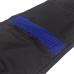 Goodyear Workwear Mens Reflective Knee Pad Pocket Flex Knee Cargo Trousers - Black/Royal Blue, 38L