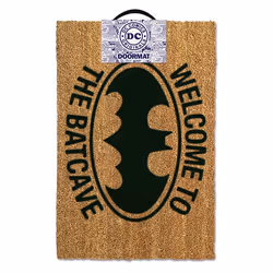 Pyramid International GP85021, Decorative doormat, Rectangular, Black, Brown, Image, Batman, 400 mm