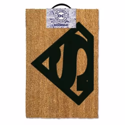 Pyramid International GP85023, Decorative doormat, Rectangular, Black, Brown, Image, Superman, 400 mm