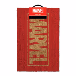 Pyramid International GP85025, Decorative doormat, Rectangular, Gold, Red, Image, Marvel, 400 mm