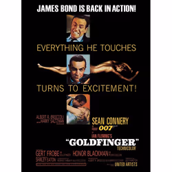 Pyramid International WDC92004, 1 pc(s), James Bond, Rectangle
