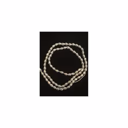 White Pearl, Droplet Shape Spacer Loose Beads. Imitation Pearls/Faux