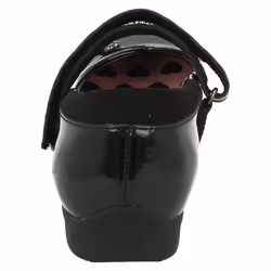 Girls Clarks School Shoes Movello Lo - E Fit - UK 7 Infant, Black