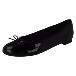Ladies Clarks Ballerina Style Flats Couture Bloom - Black Patent, UK 8