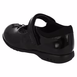 Girls Clarks School Shoes with Lights Trixi Bee - G Fit - UK 7 Infant, Black