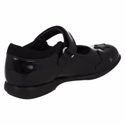 Girls Clarks School Shoes with Lights Trixi Bee - G Fit - UK 7.5 Infant, Black