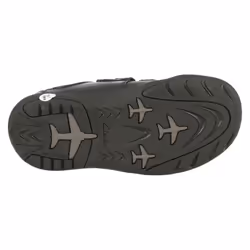 Boys Clarks School Shoes with Lights Jetsky Fun - F Fit - UK 7 Infant, Black