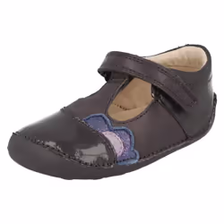 Infant Girls First Clarks Cruisers Little Caz - F Fit - UK 5 Infant, Grey