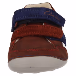 Boys Clarks Casual Cruisers Tiny Zakk - F Fit - UK 2.5 Infant, Brown