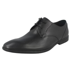 Mens Clarks Formal Lace Up Shoes Bampton Lace - G Fit - UK 7, Black