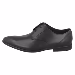 Mens Clarks Formal Lace Up Shoes Bampton Lace - G Fit - UK 7, Black