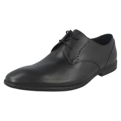 Mens Clarks Formal Lace Up Shoes Bampton Lace - G Fit - UK 9.5, Black