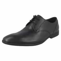 Mens Clarks Formal Lace Up Shoes Bampton Lace - G Fit - UK 10, Black