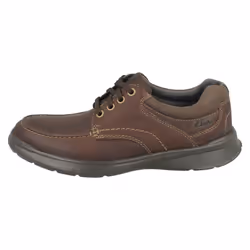 Mens Clarks Casual Shoes Cotrell Edge - H Fit - Brown, UK 12