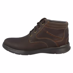 Mens Clarks Casual Lace Up Ankle Boots Cotrell Rise - G Fit - UK 7, Brown
