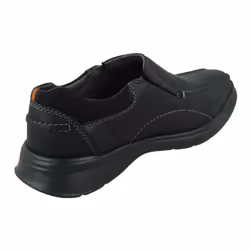 Mens Clarks Casual Slip On Shoes Cotrell Step - Black, UK 7.5