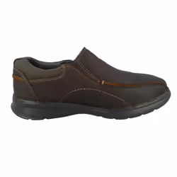 Mens Clarks Casual Slip On Shoes Cotrell Step - Brown, UK 8