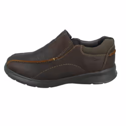 Mens Clarks Casual Slip On Shoes Cotrell Step - Brown, UK 9.5
