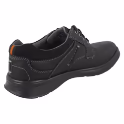 Mens Clarks Casual Shoes Cotrell Plain - G Fit - UK 8.5, Black