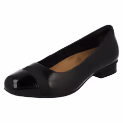 Ladies Clarks Smart Slip On Ballerina Style Pumps Keesha Rosa - E Fit - UK 3, Black