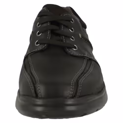 Mens Clarks Stitch Detailed Lace Up Shoes Cotrell Walk - Black, UK 8.5