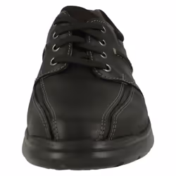 Mens Clarks Stitch Detailed Lace Up Shoes Cotrell Walk - Black, UK 11