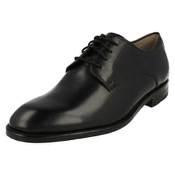 Mens Clarks Smart Lace Up Shoes Twinley Lace - G Fit - UK 7.5, Black