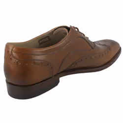 ) Mens Clarks Lace Up Brogue Shoes Twinley Limit - G Fit - UK 8.5, Tan (Brown