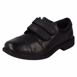 Boys Clarks School Shoes Scala Skye - H Fit - Black, UK 7 Infant