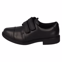 Boys Clarks School Shoes Scala Skye - H Fit - Black, UK 7 Infant
