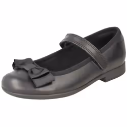 Girls Clarks Formal/School Shoes Scala Tap - G Fit - Black, UK 10 Child