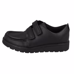 Girls Clarks Formal/School Shoes Mendip Stitch - F Fit - Black, UK 7.5 Infant