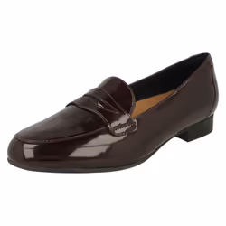 Ladies Clarks Court Shoes Un Cosmo Step - E Fit - Purple, UK 4.5