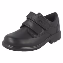 Boys Clarks Double Strap School Shoes Remi Pace - G Fit - UK 6.5 Infant, Black