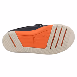 ) Boys Clarks Double Strap Casual Shoes Lil Folk Toby - F Fit - UK 12 Child, Navy (Blue
