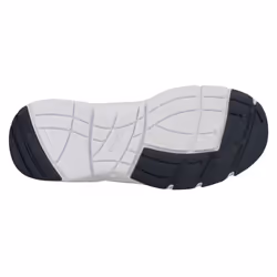 ) Boys Clarks Sporty Trainers Pass Club - F Fit - UK 10 Child, White/Navy (White