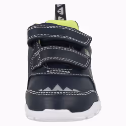 ) Boys First Shoes By Clarks Dinosaur Themed Trainers Brite Rex - F Fit - UK 4.5 Infant, Navy (Blue