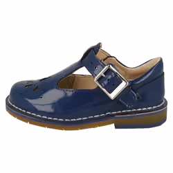 Girls Clarks Smart Casual First Shoes Yarn Weave - F Fit - UK 4.5 Infant, Blue